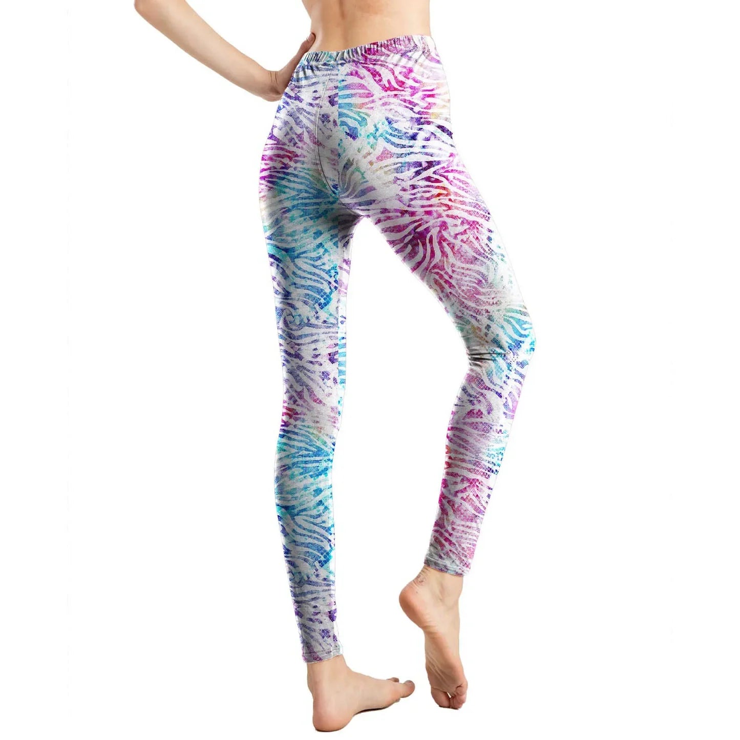 Leopard Leggings Printed High Waist - Empire P.E