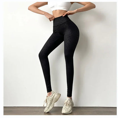 Leopard Print Yoga Pants - Empire P.E