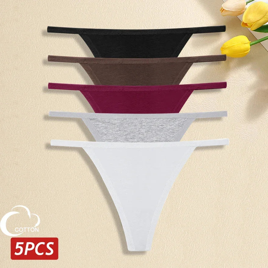 5Pcs Women Cotton Panties Female Thin - Empire P.E