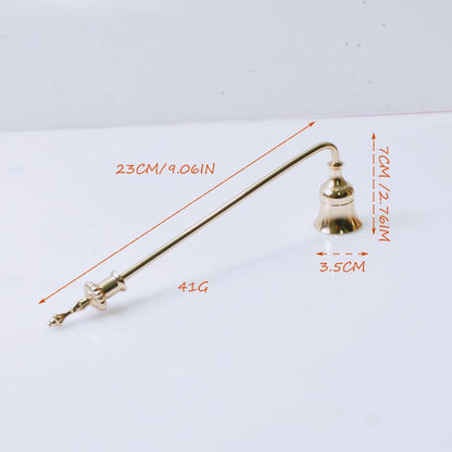 Bell Candle Wick Snuffer Candlestick Holder