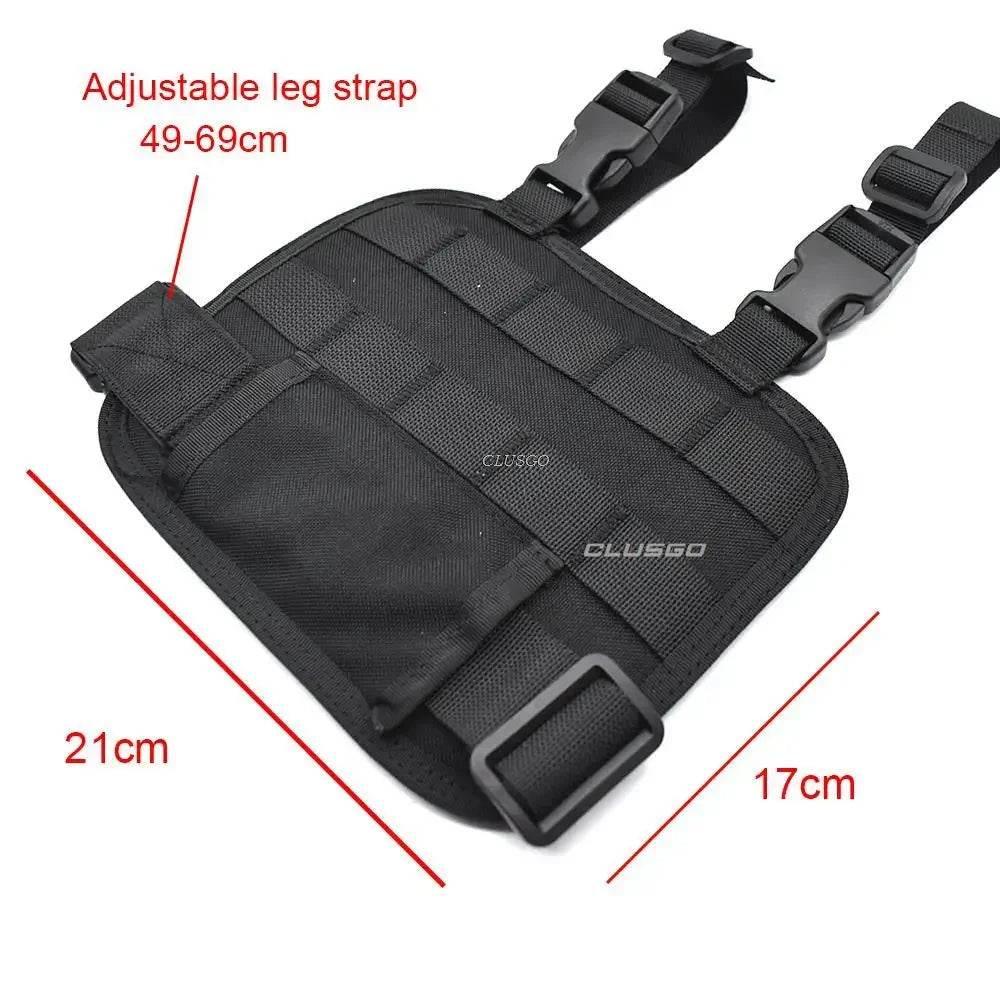 Tactical Molle EDC Pouch Compact Utility Pouch 600D Organizer Tools Bags with Thigh Rig Panel Multipurpose Tool Bag Wasit Bag - Empire P.E