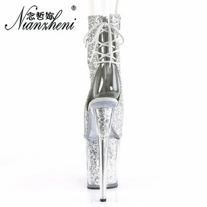Peep Toe Strip Pole Dance High Heels - Empire P.E