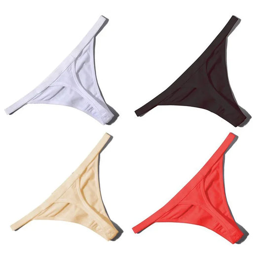 Sexy Cotton Thongs Low Waist Seamless Lingerie Women G String - Empire P.E