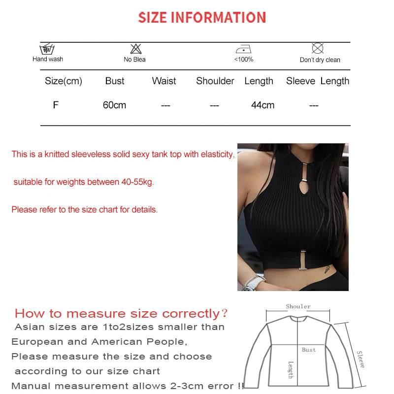 Women Sexy Tank Tops Chic Y2K Tops Halter Off Shoulder Tops Crop Tops Elastic Solid Tank Tops For Women Summer - Empire P.E