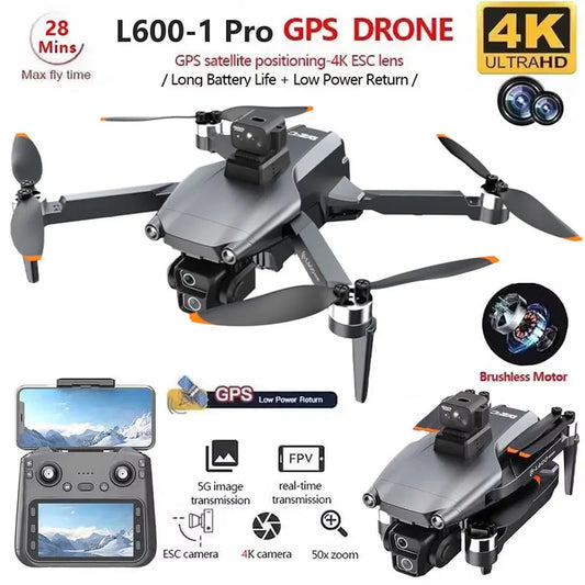 Pro MAX GPS Drone 4K Professional HD Dual Camera - Empire P.E