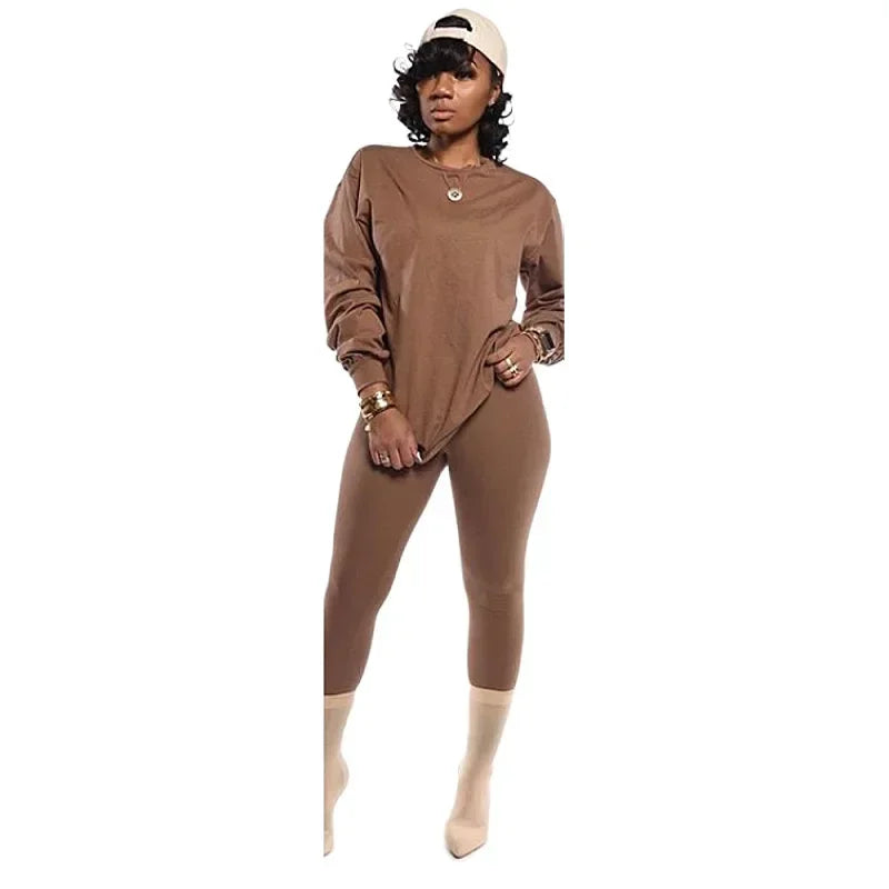 Winter Spring Two Piece Outfits for Women Short Set 2 Piece - Empire P.E