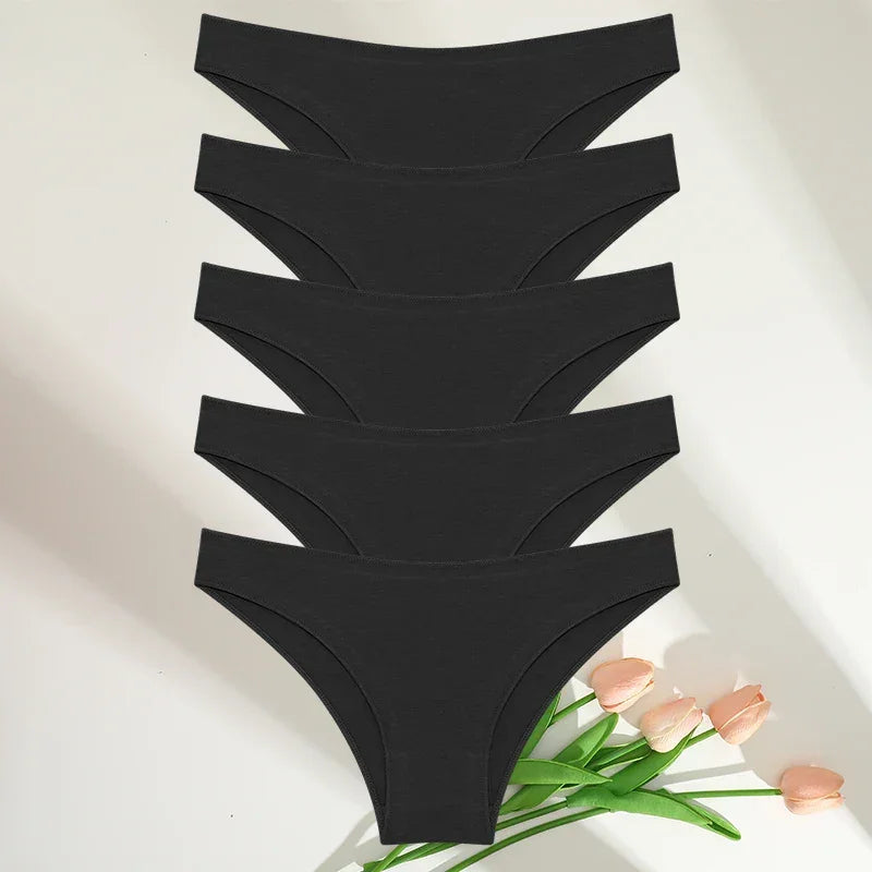 5PCS/Set M-XXL Panties Women Cotton Lingerie - Empire P.E