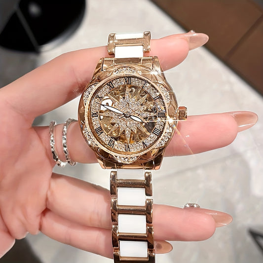 Fashionable Sunflower Design Women's Watch