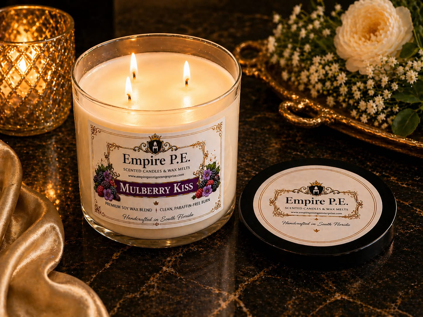 Large 3- Wick Candle