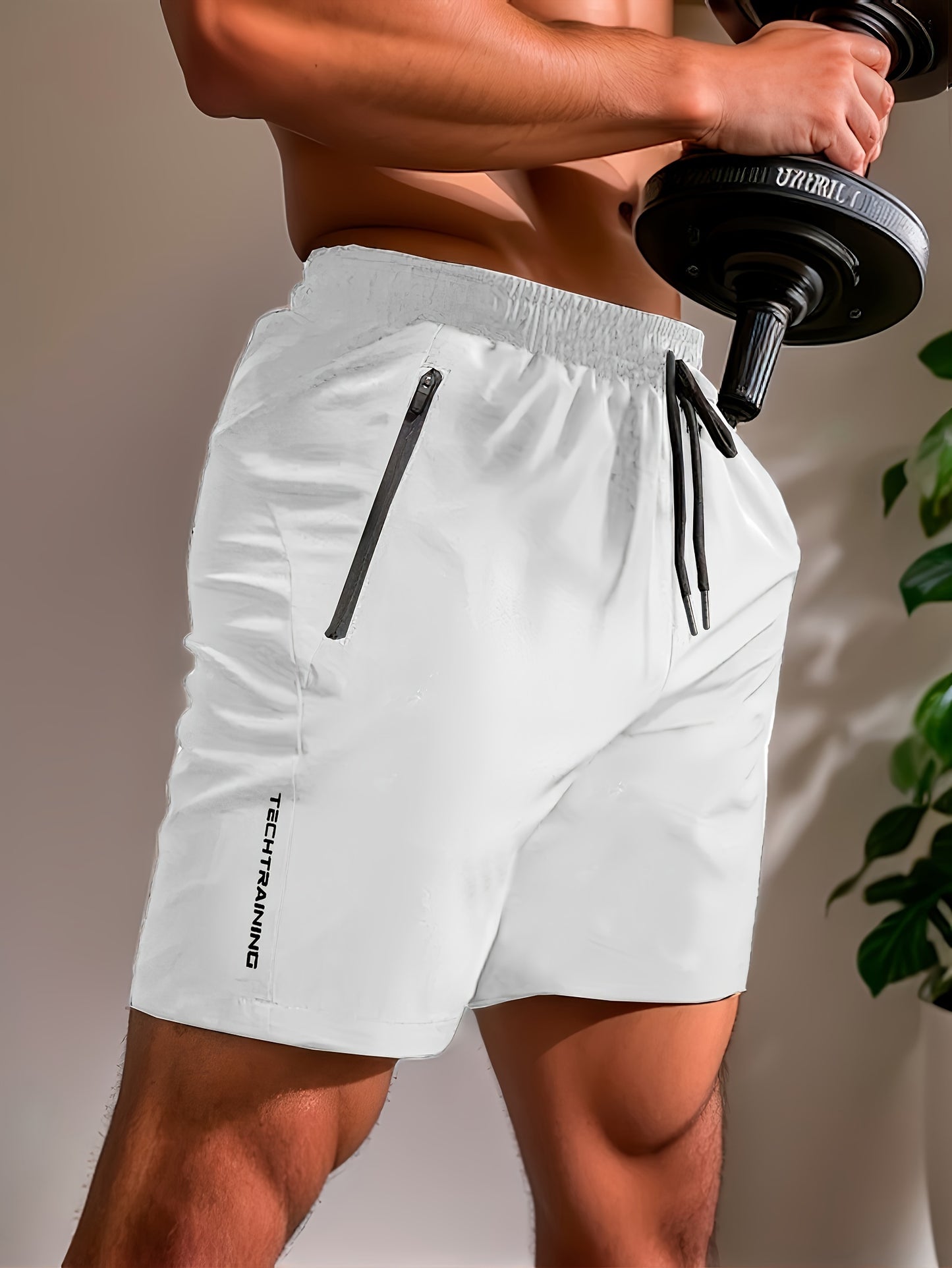 3pcs Men's Quick-Dry Breathable Athletic Shorts