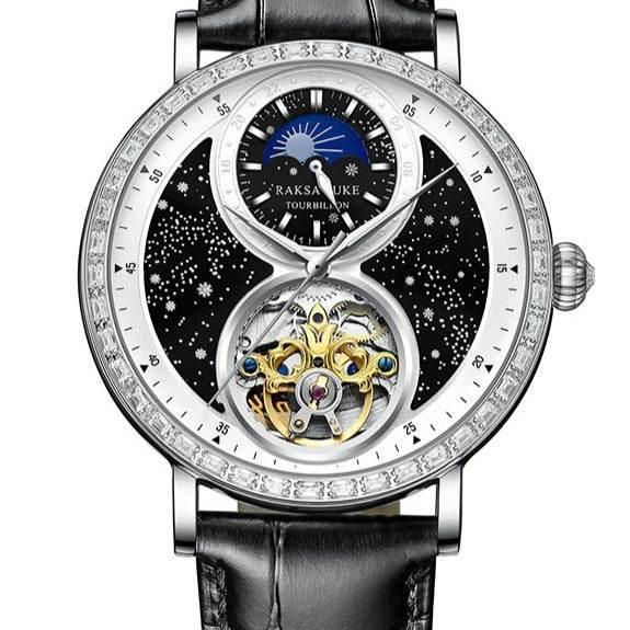 Men's Luminous Leather Casual Waterproof Automatic Mechanical Watch - Empire P.E