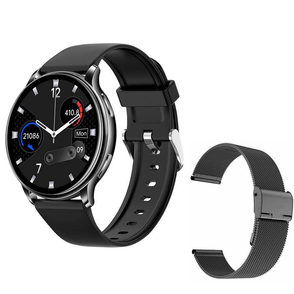 Smart Couple Watch Round Screen Bluetooth Calling Heart Rate Blood Oxygen Sleep Monitoring - Empire P.E