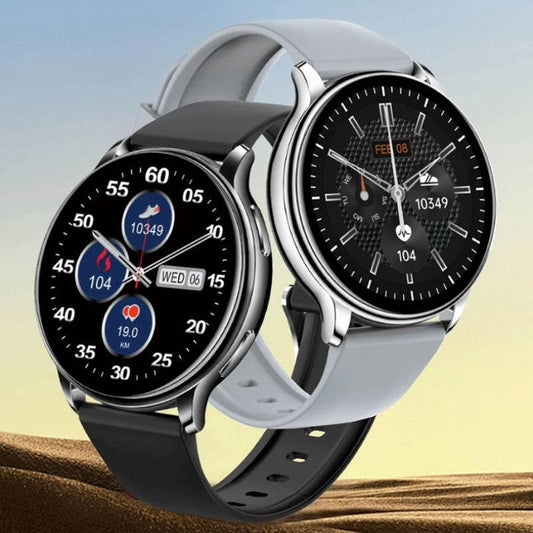 Smart Couple Watch Round Screen Bluetooth Calling Heart Rate Blood Oxygen Sleep Monitoring - Empire P.E