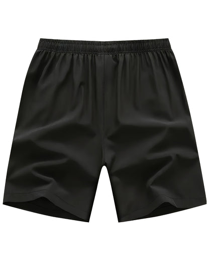 3pcs Quick-Drying Stretch Men's Drawstring Shorts