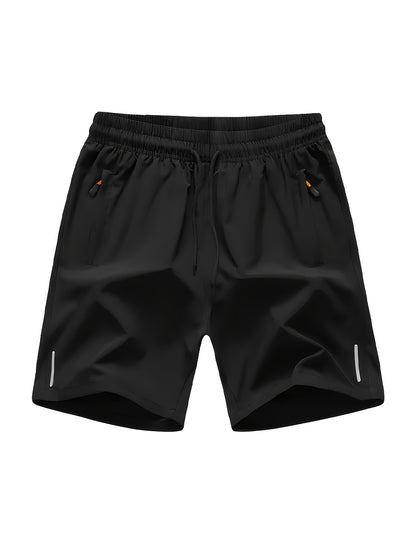 3pcs Quick-Drying Stretch Men's Drawstring Shorts
