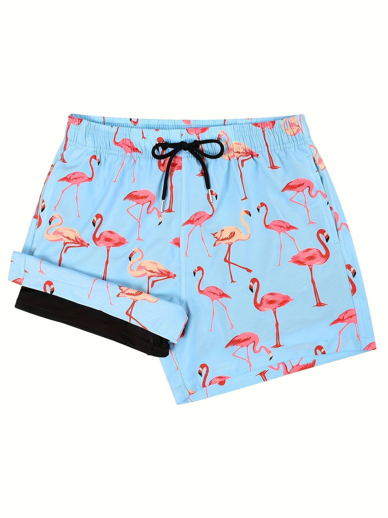 Men's  Compression Liner 2 in 1 Quick Dry Swim Trunks
