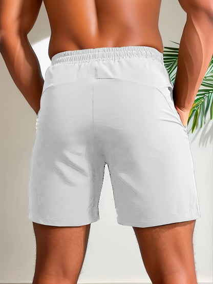 3pcs Men's Quick-Dry Breathable Athletic Shorts