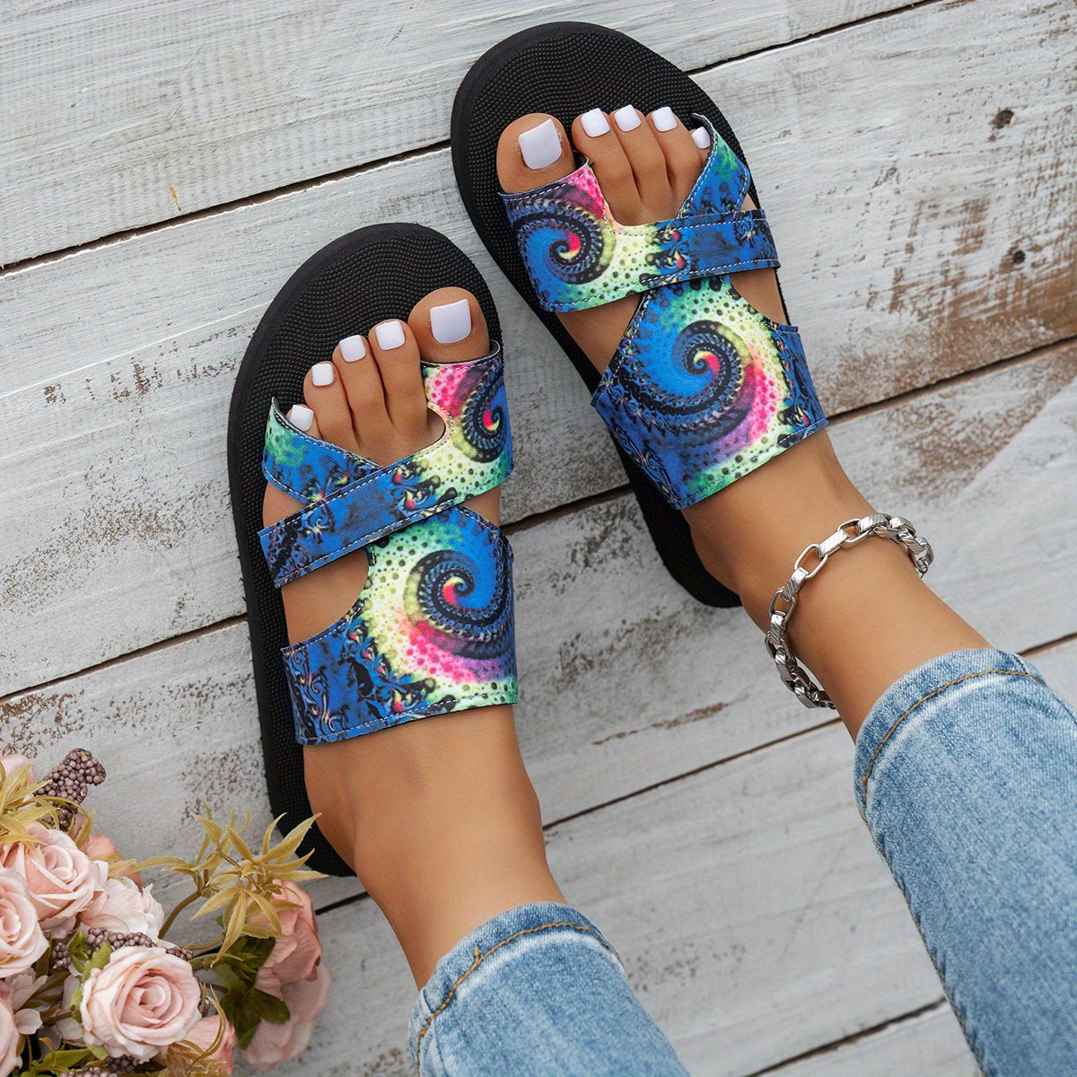 Bohemian Style Women's Breathable Mesh Shoes