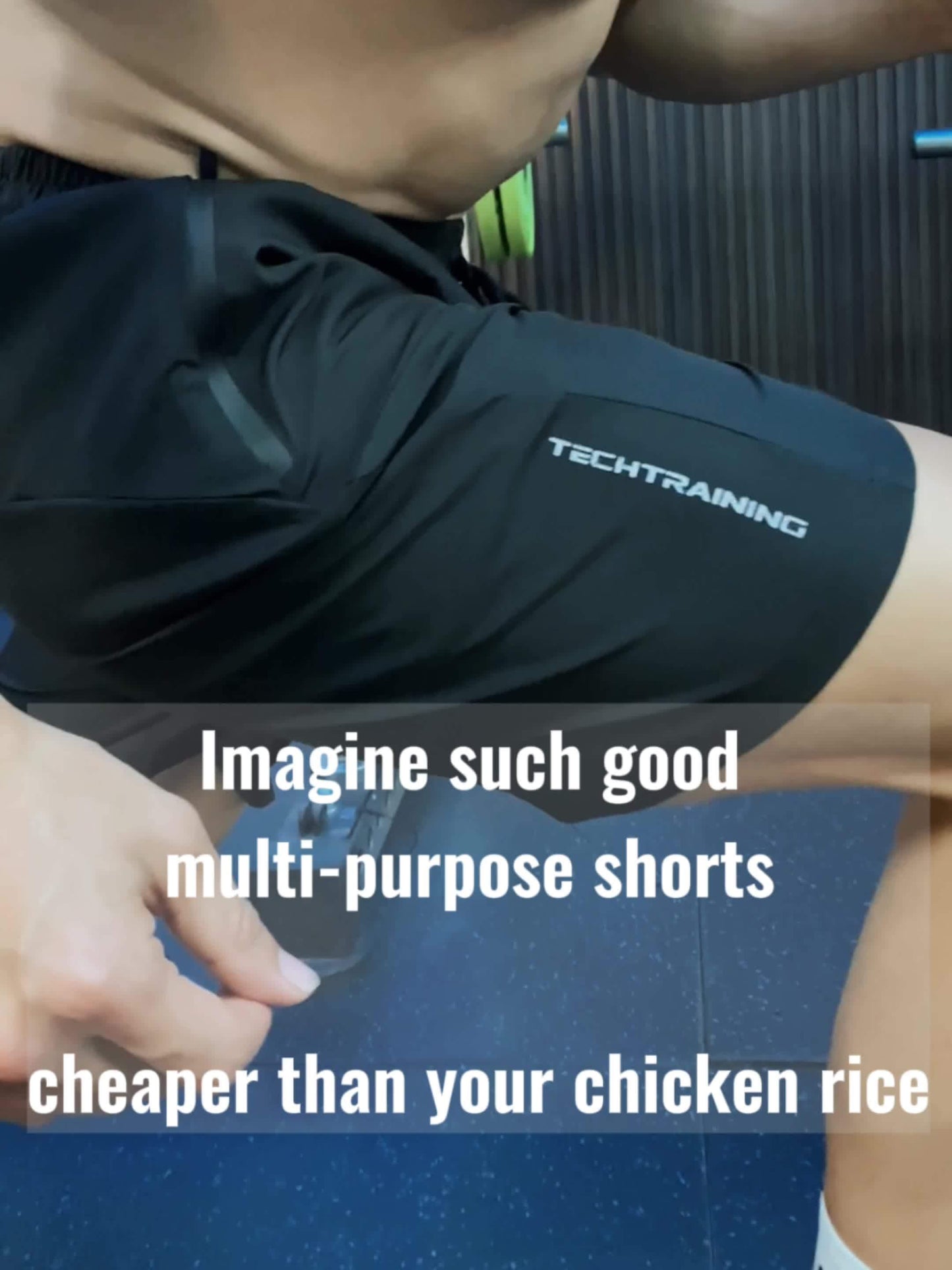3pcs Men's Quick-Dry Breathable Athletic Shorts