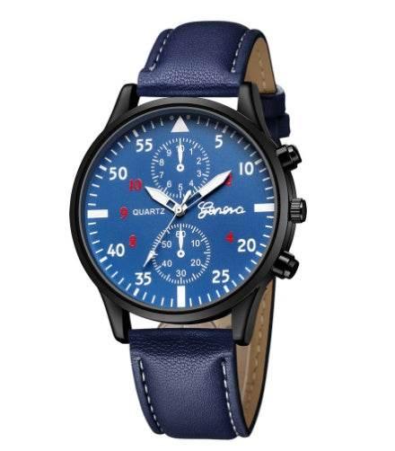Retro Design Leather Band Watches Men Top Brand Relogio Masculino NEW Mens Sports Clock Analog Quartz Wrist Watches - Empire P.E
