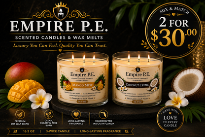 Large 3- Wick Candle